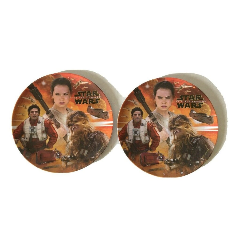 Set Of 2 Star Wars Lucasfilm Plates Melamine By Trudeau 8"